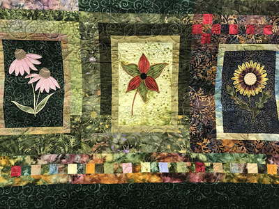 Wild Flowers Quilty by Audrey Vrooman